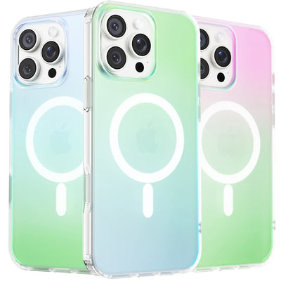 Fluoreszierende Gradient MagSafe Hülle für die iPhone 16 Serie