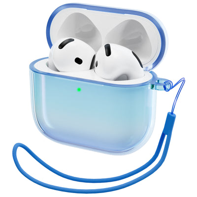 Irisierende AirPods 4 Hülle (2024) mit Lanyard