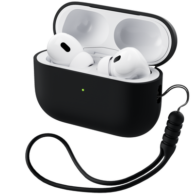 Flüssigsilikon AirPods Pro 2 Hülle (2022) mit Umhängeband