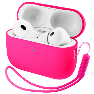 Flüssigsilikon-Hülle für AirPods Pro 3 mit Schlüsselband