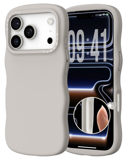 Wavy Liquid Silicone for iPhone 17 Series