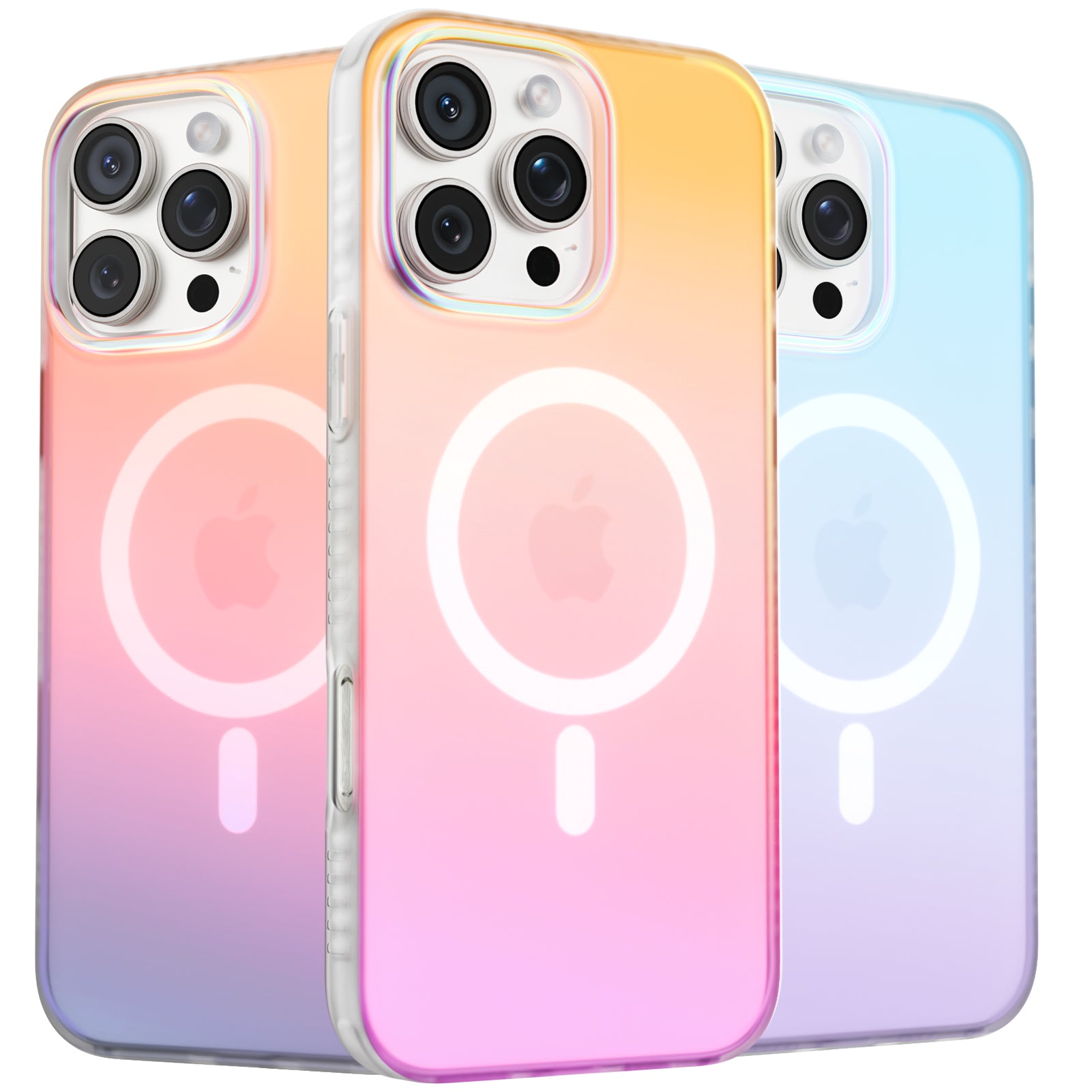 Hue for iPhone 16 Series, Fluorescent Gradient, Compatible with Magsafe