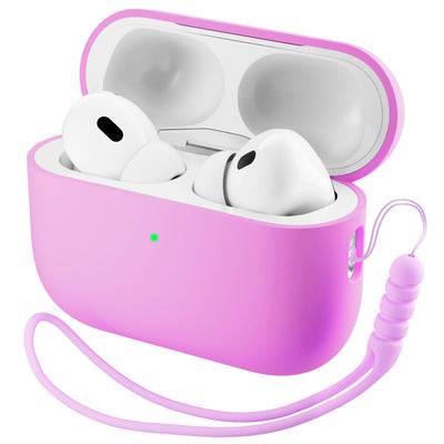 Flüssigsilikon-Hülle für AirPods Pro 3 mit Schlüsselband