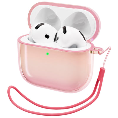 Irisierende AirPods 4 Hülle (2024) mit Lanyard