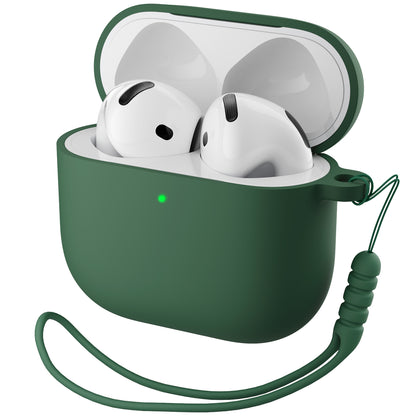 Liquid Silicone AirPods 4 Case(2024) with Lanyard