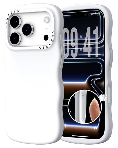 Wavy Liquid Silicone for iPhone 17 Series