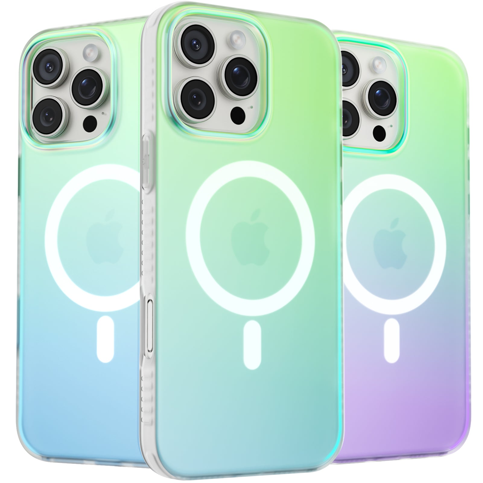 Hue for iPhone 16 Series, Fluorescent Gradient, Compatible with Magsafe