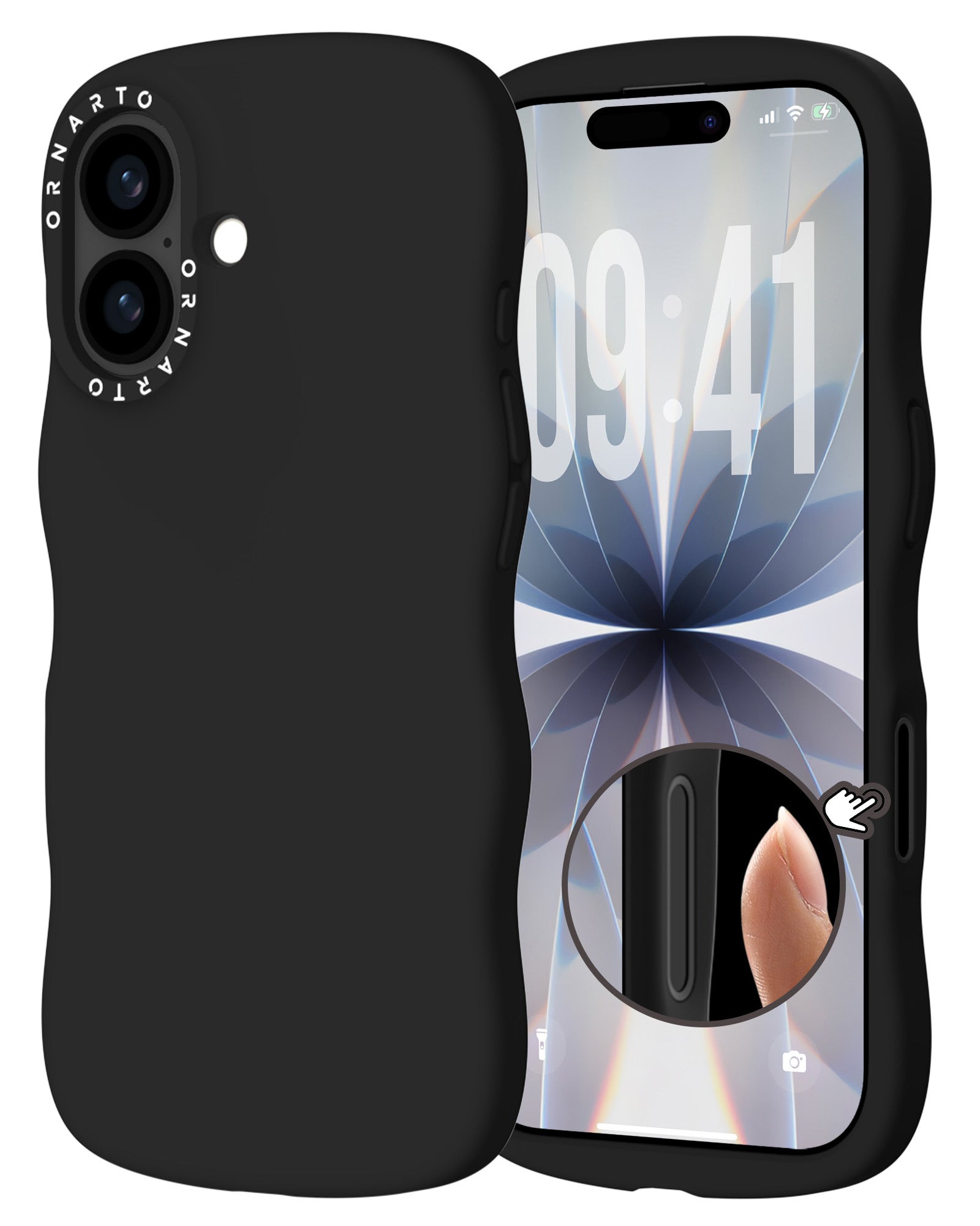 Wavy Liquid Silicone for iPhone 17 Series