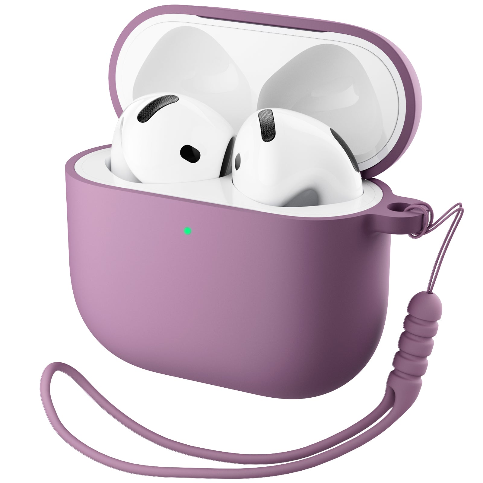 Liquid Silicone AirPods 4 Case(2024) with Lanyard