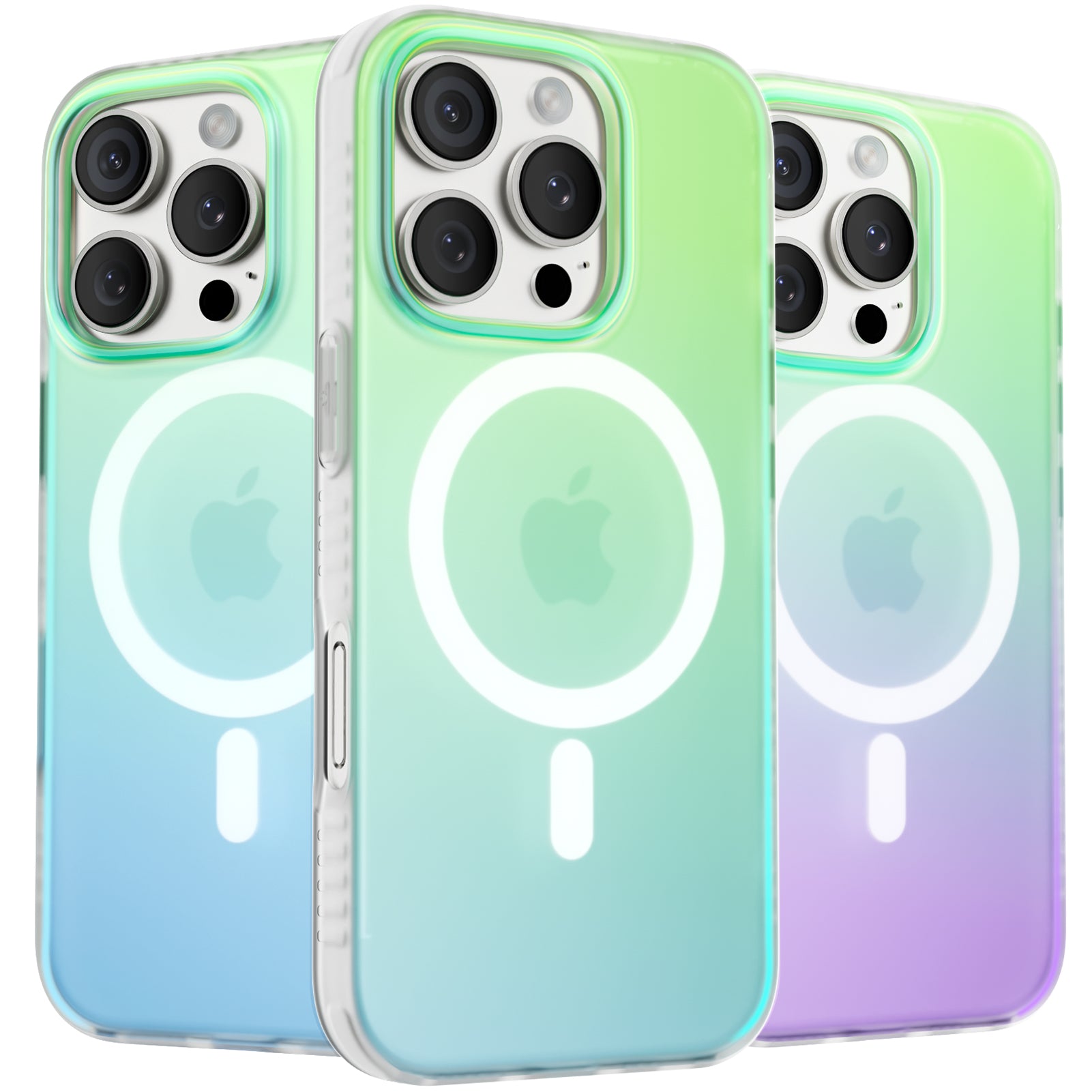 Hue for iPhone 16 Series, Fluorescent Gradient, Compatible with Magsafe