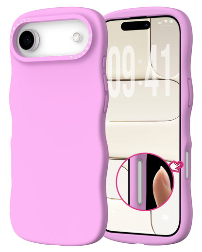 Wavy Liquid Silicone for iPhone 17 Series