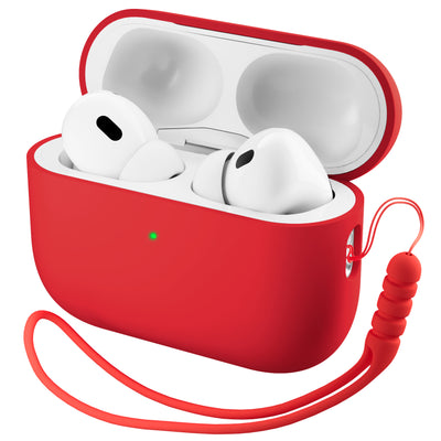 Flüssigsilikon-Hülle für AirPods Pro 3 mit Schlüsselband