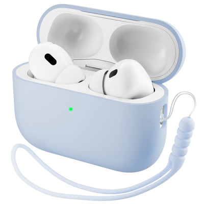 Flüssigsilikon-Hülle für AirPods Pro 3 mit Schlüsselband
