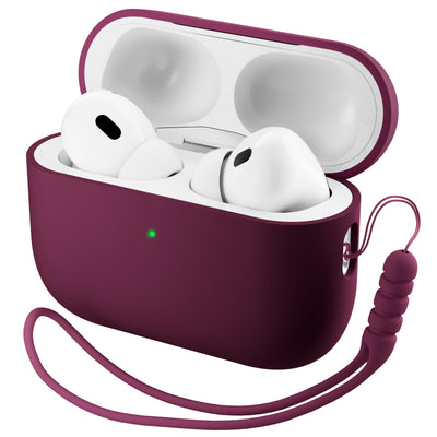 Flüssigsilikon-Hülle für AirPods Pro 3 mit Schlüsselband