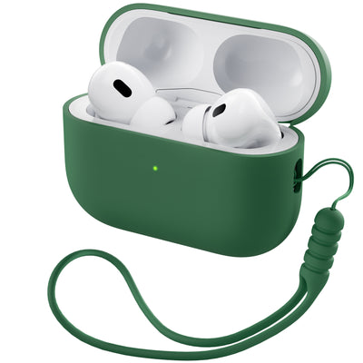 Flüssigsilikon AirPods Pro 2 Hülle (2022) mit Umhängeband
