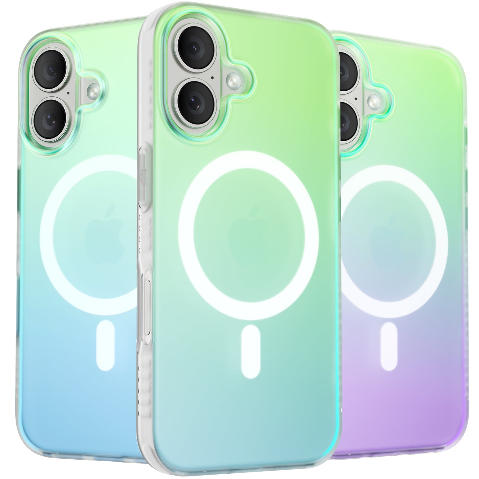 Hue for iPhone 16 Series, Fluorescent Gradient, Compatible with Magsafe