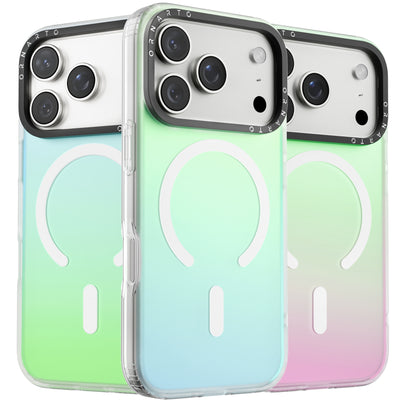 Fluoreszierende Farbverlauf MagSafe Hülle für iPhone 17 Serie