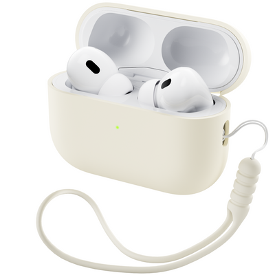 Flüssigsilikon AirPods Pro 2 Hülle (2022) mit Umhängeband