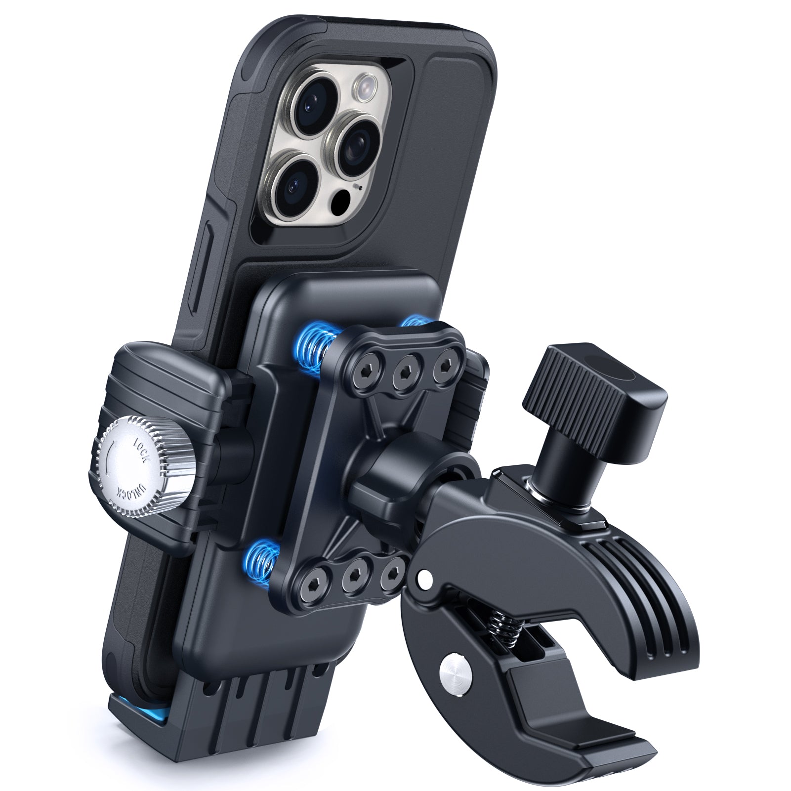 S3 Bike Phone Holder, Rotatable Motorcycle Phone Mount