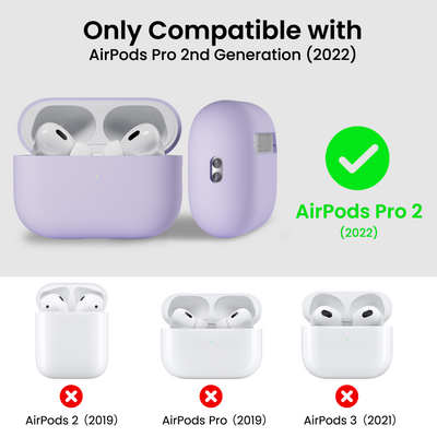 Flüssigsilikon AirPods Pro 2 Hülle (2022) mit Umhängeband
