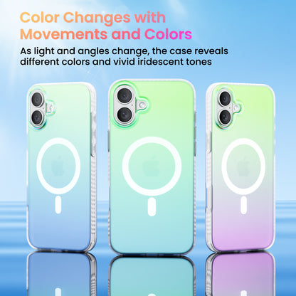 Hue for iPhone 16 Series, Fluorescent Gradient, Compatible with Magsafe
