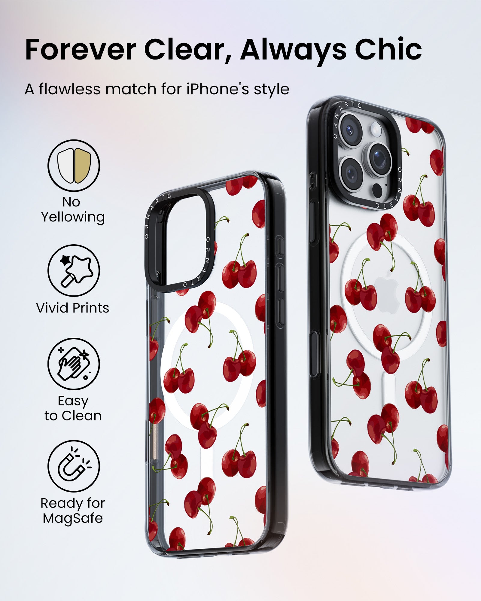 Patterned Clear Cases for iPhone 16 Pro / Pro Max
