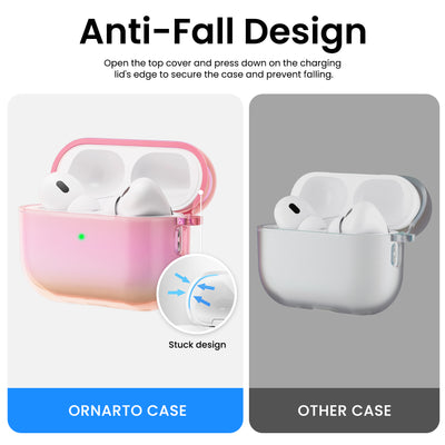 Irisierendes AirPods Pro 2 Case mit Umhängeband