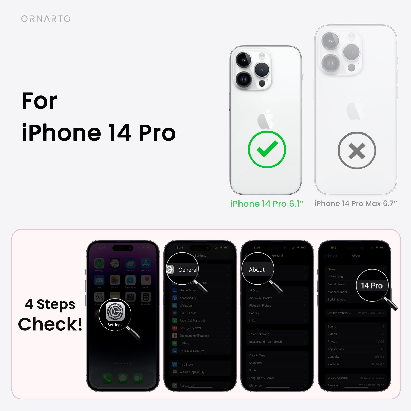 Liquid Silicone iPhone 14 Pro Case with Camera Protection and 2 Screen Protectors