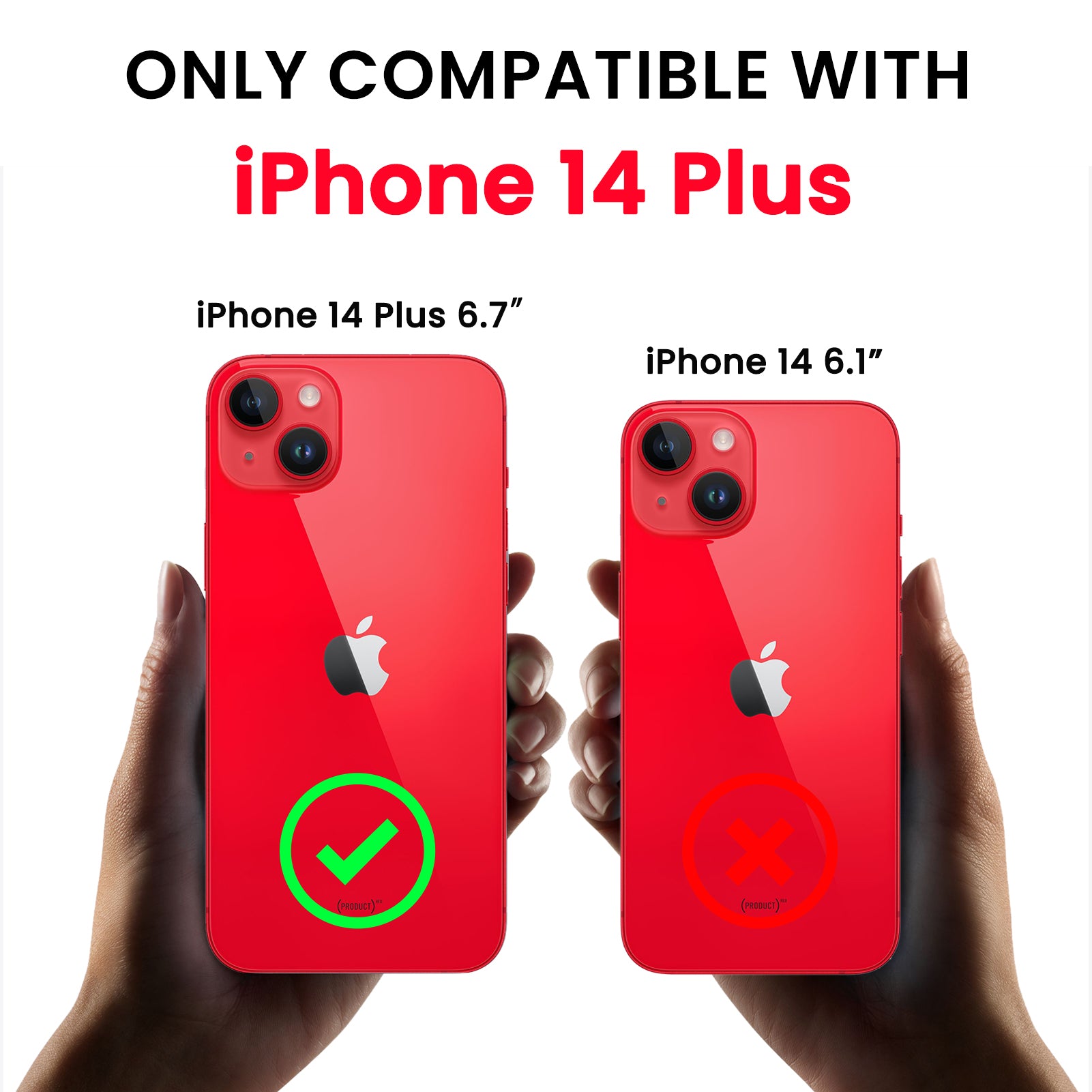 Liquid Silicone iPhone 14 Plus Case with Camera Protection and 2 Screen Protectors