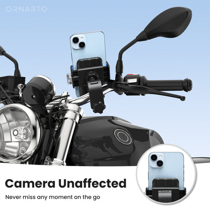 ORNARTO S1 Bike Phone Holder, Rotatable Motorcycle Phone Mount