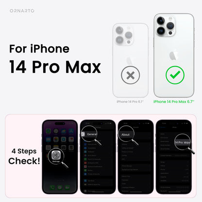 Liquid Silicone iPhone 14 Pro Max Case with Camera Protection and 2 Screen Protectors