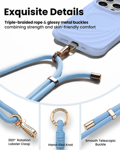 ORNARTO Adjustable Woven Phone Lanyard
