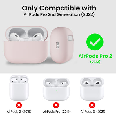 Flüssigsilikon AirPods Pro 2 Hülle (2022) mit Umhängeband