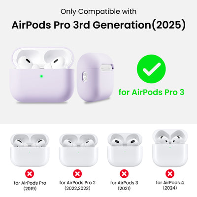 Flüssigsilikon-Hülle für AirPods Pro 3 mit Schlüsselband
