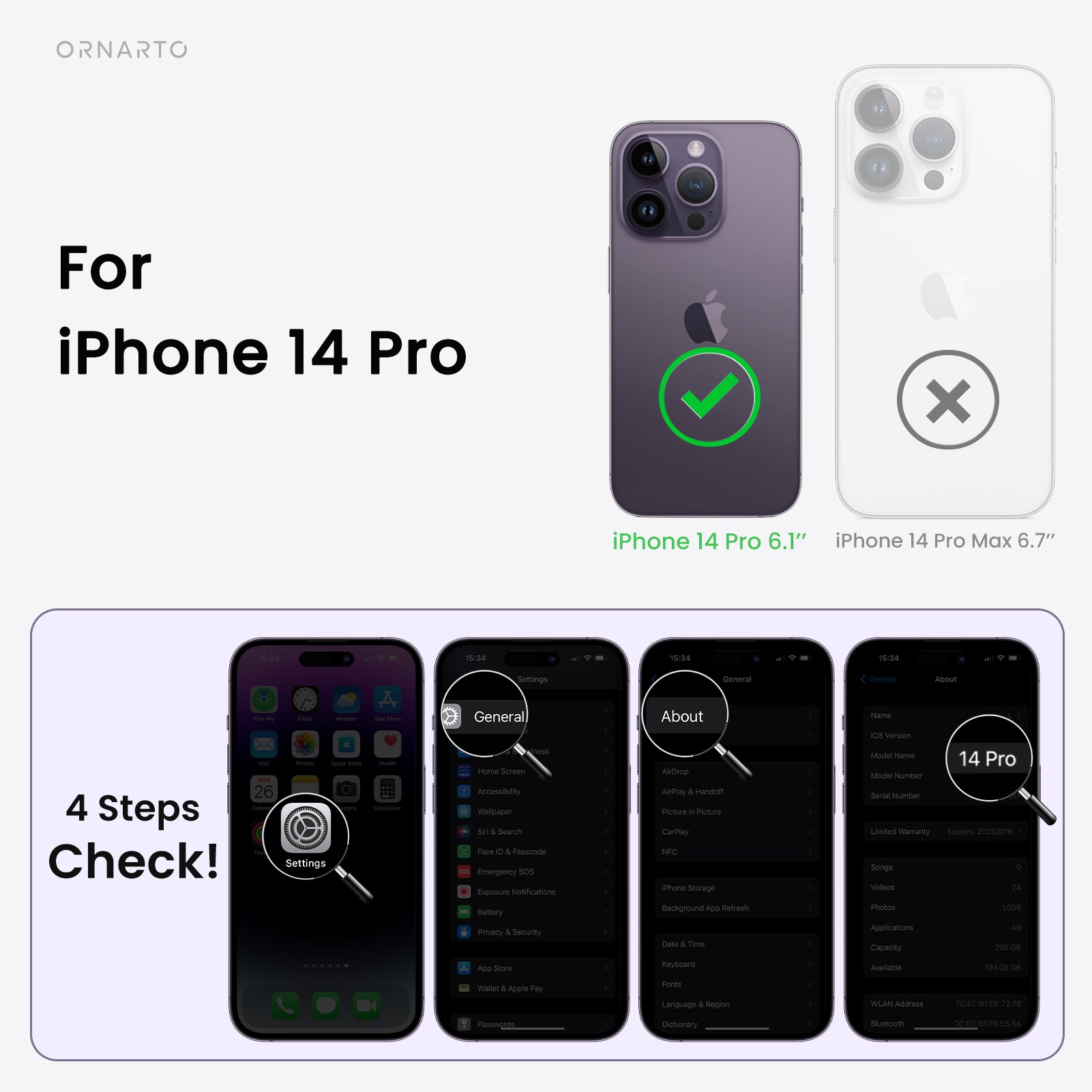 Liquid Silicone iPhone 14 Pro Case with Camera Protection and 2 Screen Protectors