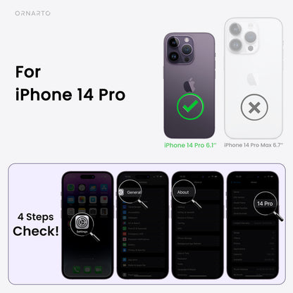 Liquid Silicone iPhone 14 Pro Case with Camera Protection and 2 Screen Protectors