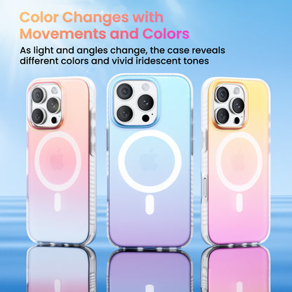 Hue for iPhone 16 Series, Fluorescent Gradient, Compatible with Magsafe