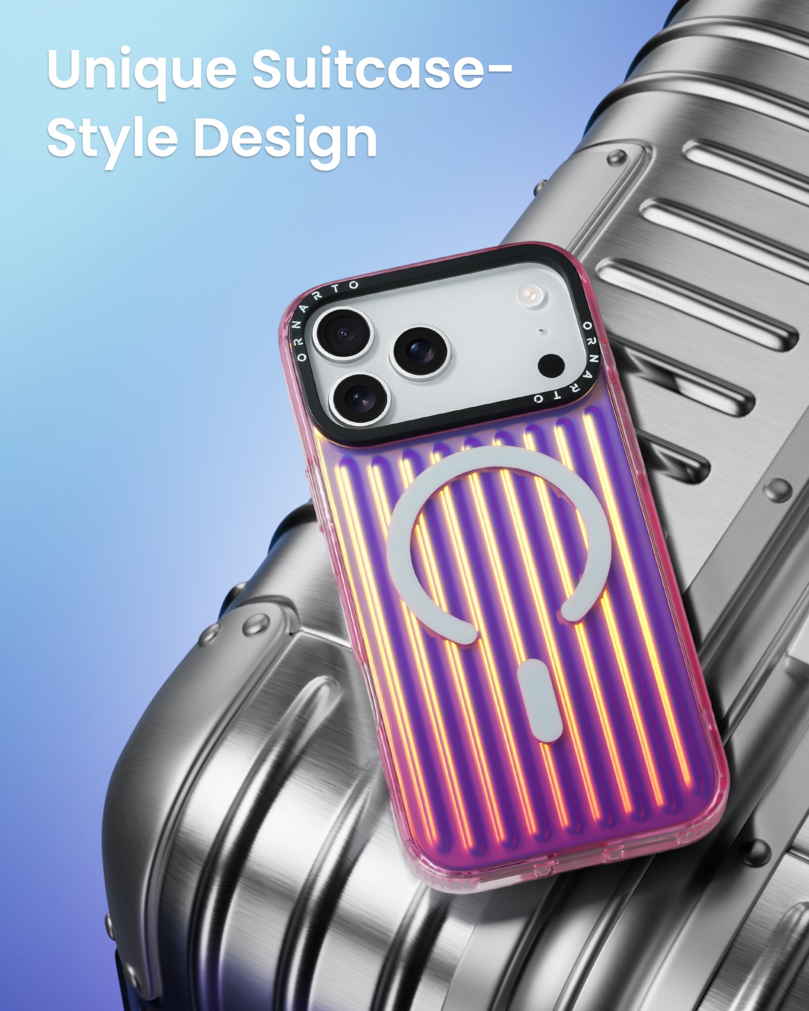 Iridescent Luggage Glow Case for iPhone 17 Pro | Pro Max