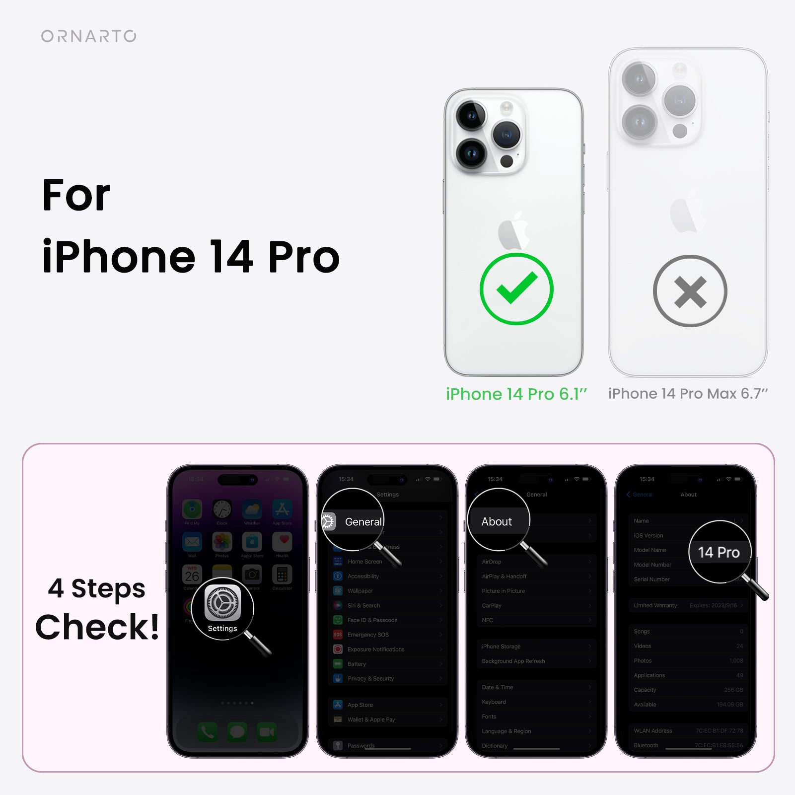 Liquid Silicone iPhone 14 Pro Case with Camera Protection and 2 Screen Protectors