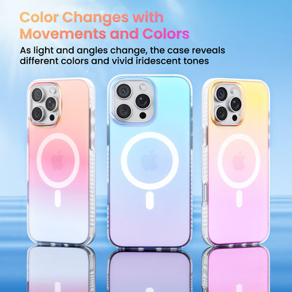 Hue for iPhone 16 Series, Fluorescent Gradient, Compatible with Magsafe