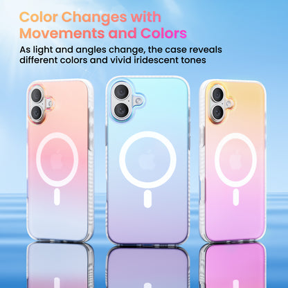 Hue for iPhone 16 Series, Fluorescent Gradient, Compatible with Magsafe