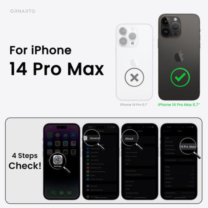 Liquid Silicone iPhone 14 Pro Max Case with Camera Protection and 2 Screen Protectors