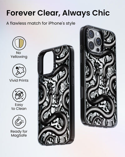 Gemusterte Klarsichthüllen für iPhone 16 Pro | Pro Max