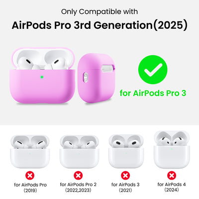 Flüssigsilikon-Hülle für AirPods Pro 3 mit Schlüsselband