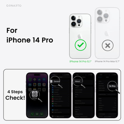 Liquid Silicone iPhone 14 Pro Case with Camera Protection and 2 Screen Protectors