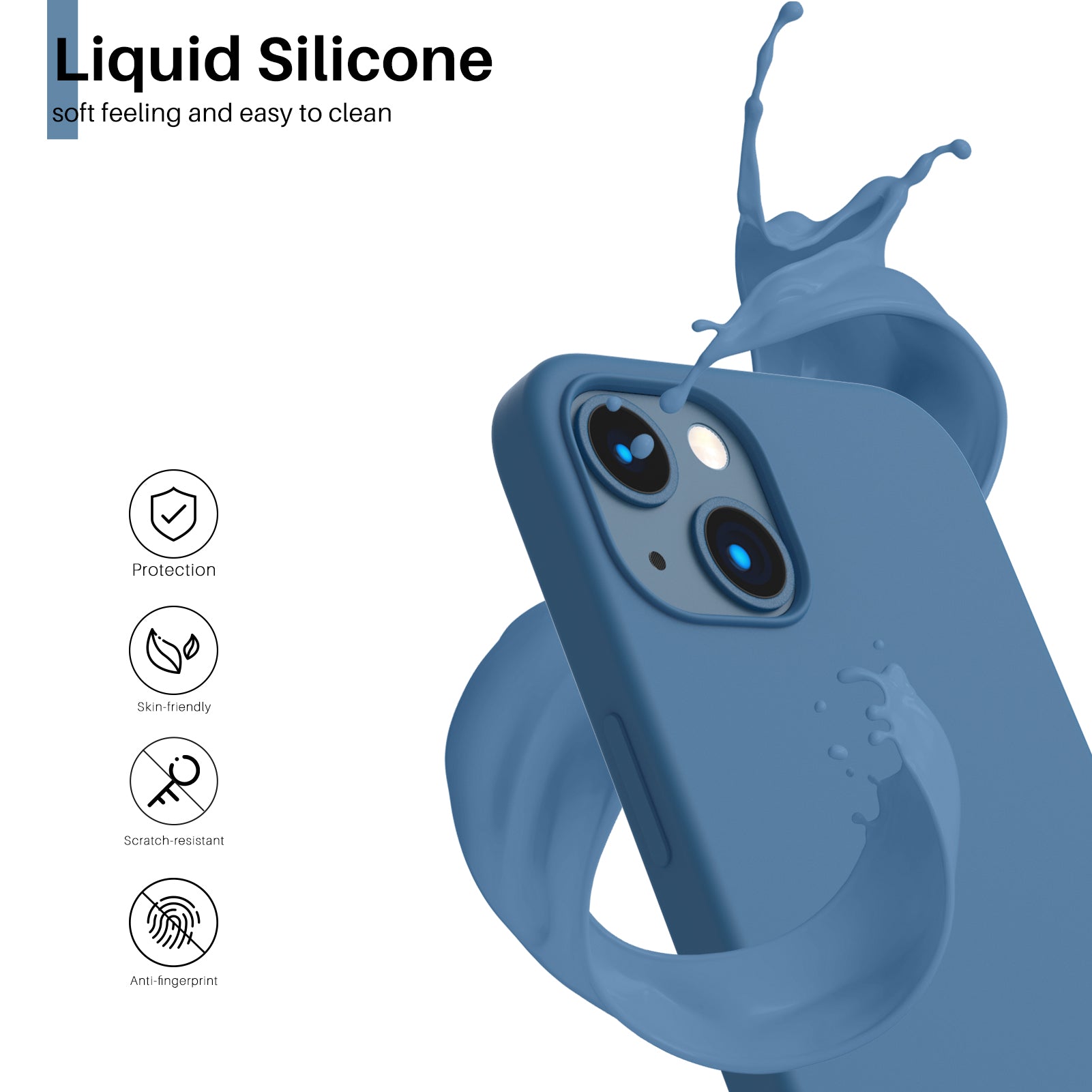 Liquid Silicone iPhone 13 Case