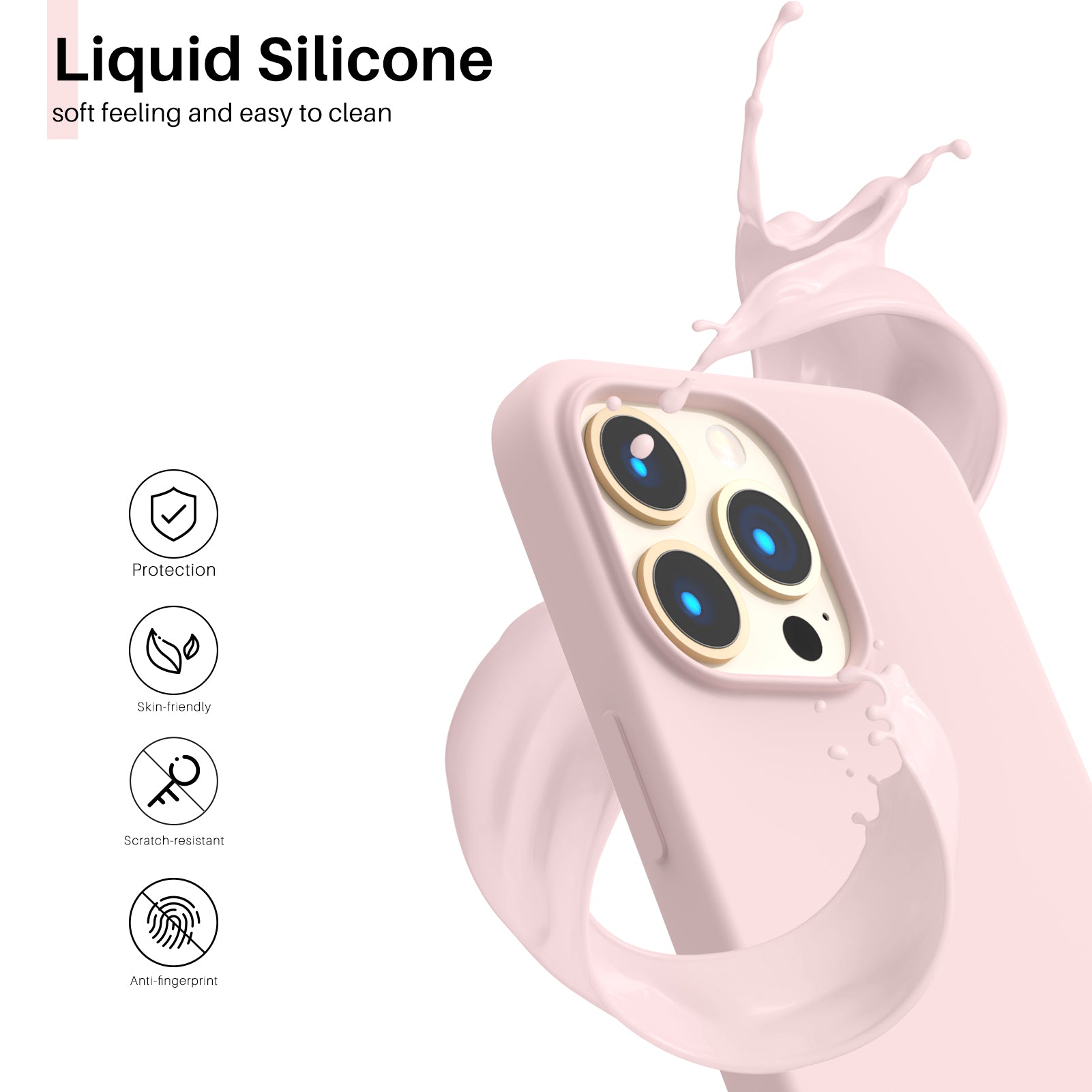 Liquid Silicone iPhone 13 Pro Case
