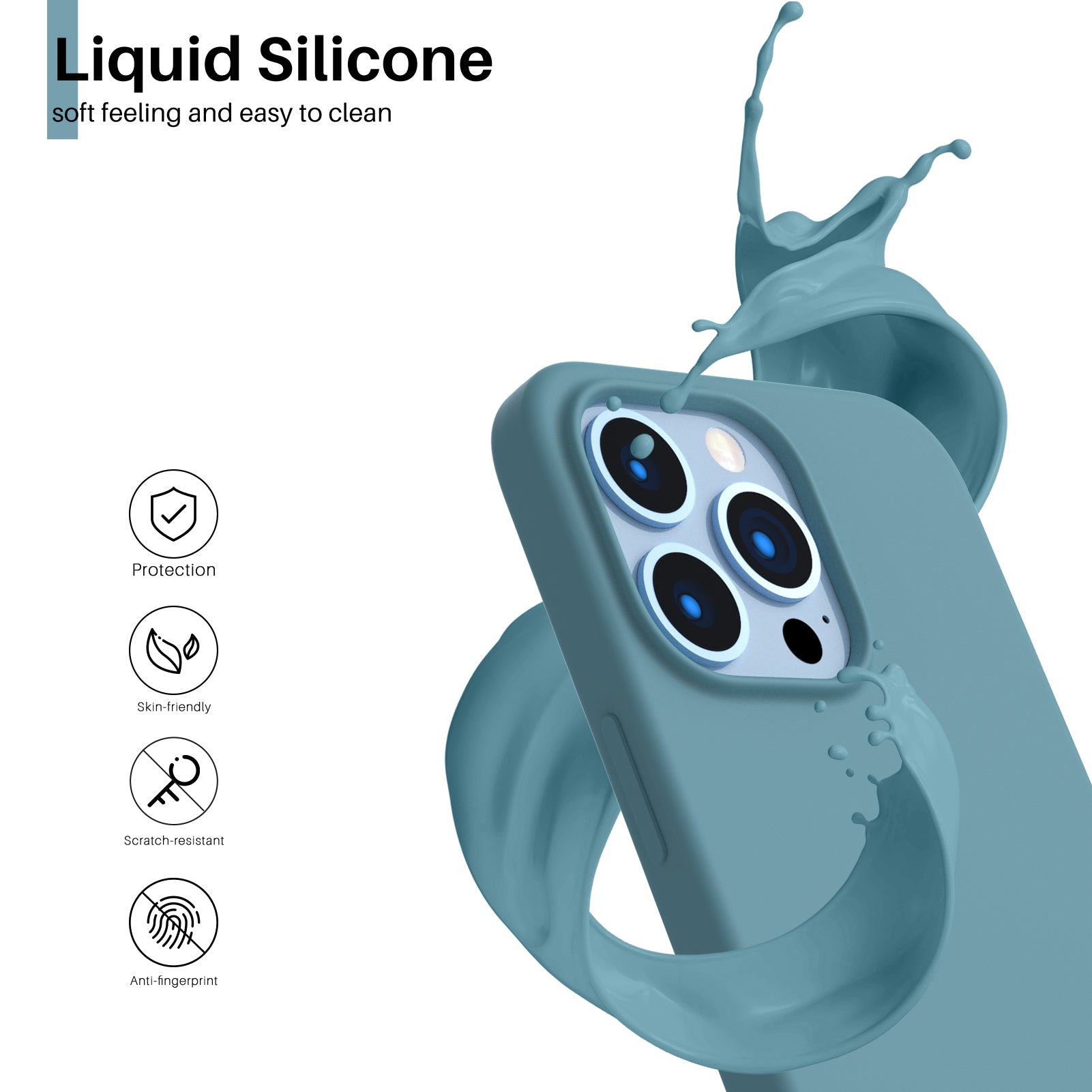 Liquid Silicone iPhone 13 Pro Case
