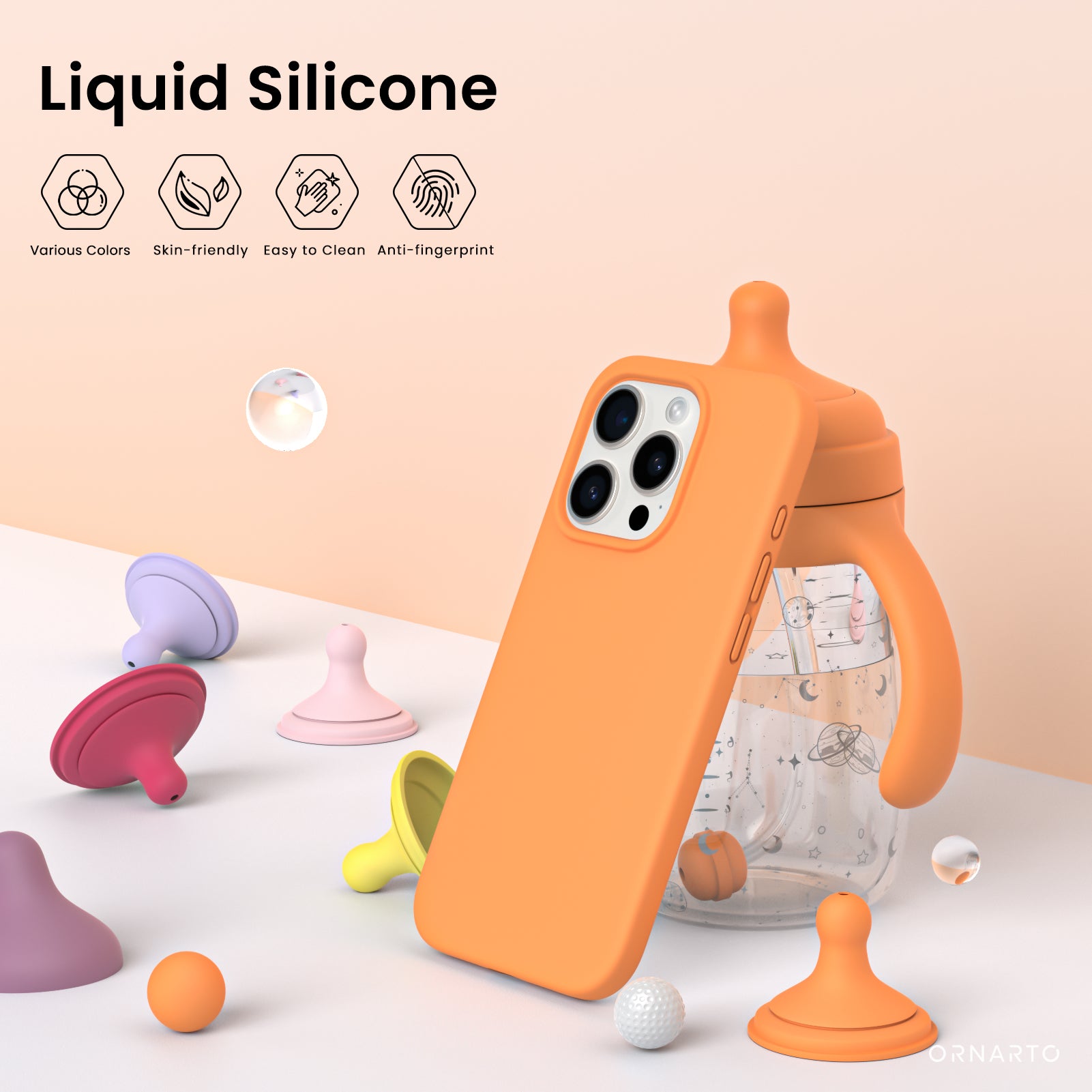 Liquid Silicone iPhone 15 Pro Case