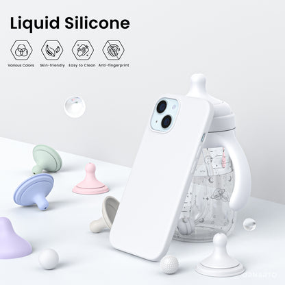 ORNARTO Liquid Silicone iPhone 15 Plus Case